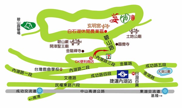 イチゴ園「莓圃觀光休閒果園」アクセスMAP