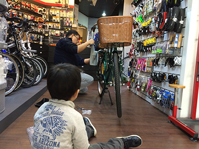 台北,自転車,親子