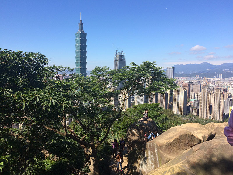 象山,台北101,デート,台湾,六巨石,ハイキング,登山,子供,絶景