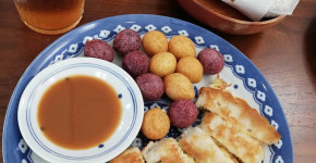 蛋餅,ダンビン,軟食力,SoftPower,六張犁,台湾,朝ごはん,飯糰,おにぎり,豆漿