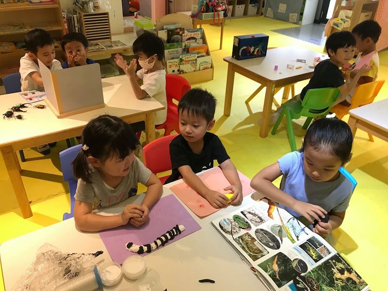 みんなの家,台湾台北,幼稚園,日本語幼児教育,モンテッソーリ,お外遊び,花育,遊び場