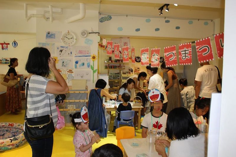 みんなの家,台湾台北,幼稚園,日本語幼児教育,モンテッソーリ,お外遊び,花育,遊び場