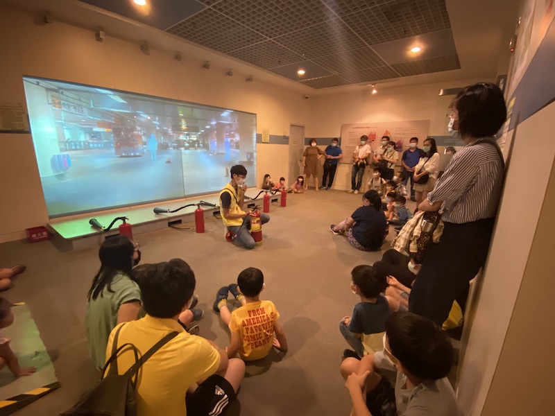 台北メトロ,避難訓練体験,北投,子連れ,捷運北投會館,逃生體驗營