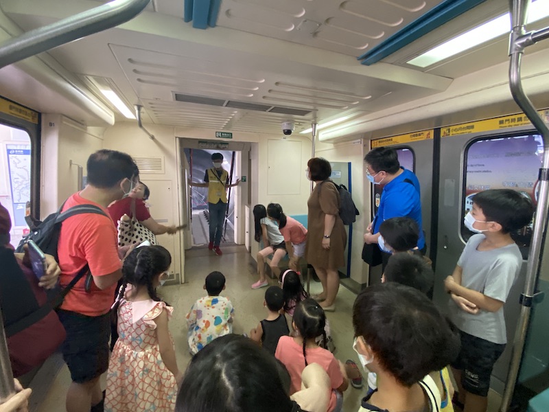 台北メトロ,避難訓練体験,北投,子連れ,捷運北投會館,逃生體驗營